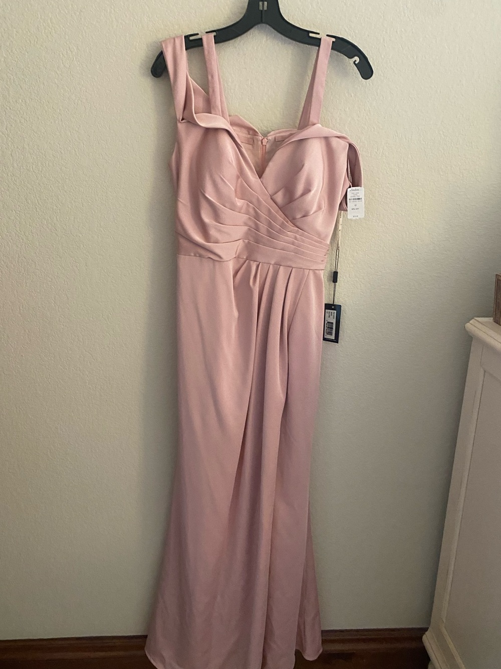 Faviana Blush Pink Sleeveless Maxi Gown